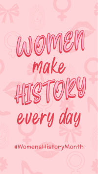 Women Make History Instagram Story Design