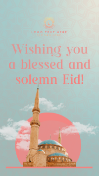 Eid Al Adha Greeting YouTube Short Design