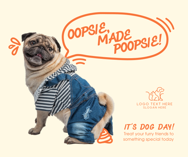 Puppy Dog Potty Facebook Post Design Image Preview