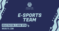 Esports Team Registration Facebook Ad Design