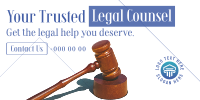Trusted Legal Counsel Twitter post Image Preview