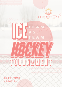 Sporty Ice Hockey Tournament Letterhead BrandCrowd Letterhead Maker