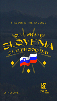 Slovenia Statehood Celebration Instagram story Image Preview