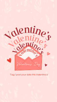 Valentine's Envelope Instagram story Image Preview