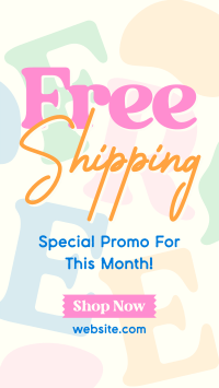 Special Shipping Promo YouTube short Image Preview