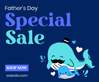 Whaley Dad Sale Facebook Post Design