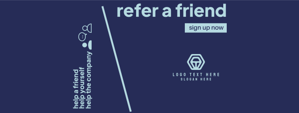 Refer a Friend Facebook Cover Design Image Preview