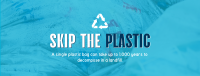 Sustainable Zero Waste Plastic Facebook Cover Design