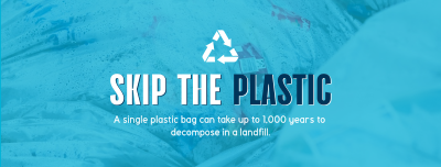 Sustainable Zero Waste Plastic Facebook cover Image Preview