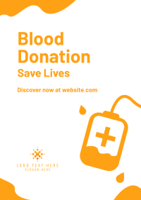 Blood Bag Donation Poster Image Preview