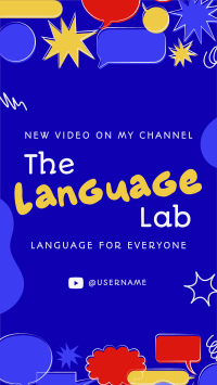 Language Education Channel Instagram Reel Design