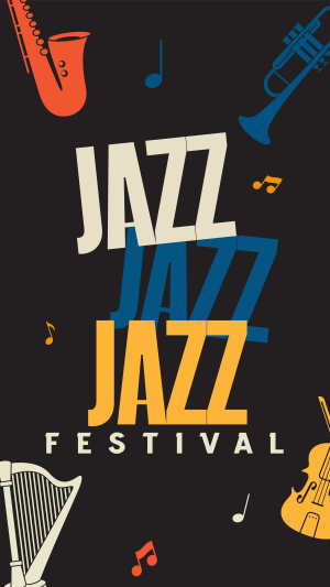 Jazz Festival Facebook story Image Preview