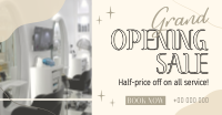 Salon Opening Discounts Facebook Ad Design