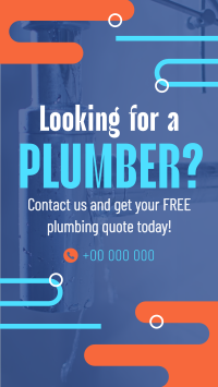 Pipes Repair Service Facebook story Image Preview