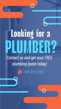 Pipes Repair Service Facebook story Image Preview