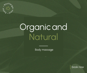 Organic Body Massage Facebook post Image Preview