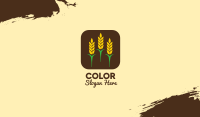 Corn Grain Mobile App Business Card Image Preview