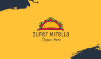 Taco Mexican Restaurant Business Card Image Preview