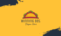 Taco Mexican Restaurant Business Card Image Preview