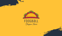 Taco Mexican Restaurant Business Card Design