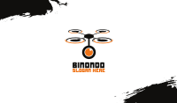 Camera Lens Drone Business Card Image Preview