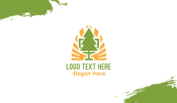 Bio Tree Emblem Business Card Image Preview