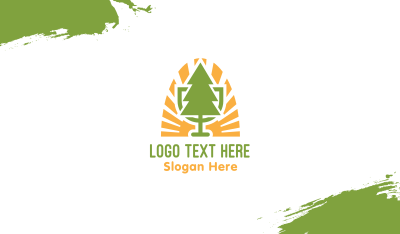 Bio Tree Emblem Business Card