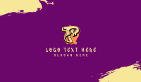 Graffiti Art Letter T Business Card Preview