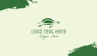 Simple Green Turtle Business Card Image Preview