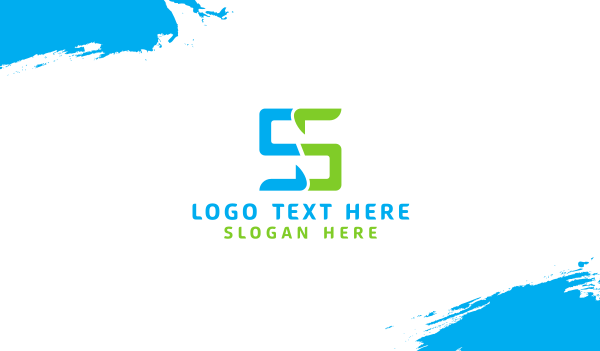 Digital Letter S Business Card Design Image Preview
