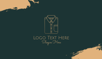 Men’s Shirt Monoline Business Card Image Preview