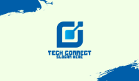 Circuit Tech Symbol Business Card Image Preview