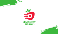 Fast Fruit Delivery Business Card Image Preview