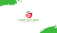 Fast Fruit Delivery Business Card Design