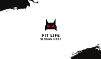 Black Cat Business Card Image Preview