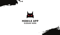 Black Cat Business Card Image Preview