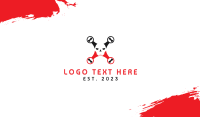 Black Red Skull Drone Business Card Image Preview