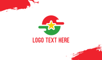 Burkina Faso Symbol Business Card Design