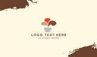 Coffee Shop Chat Business Card Image Preview
