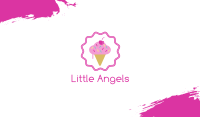 Cherry Sprinkles Ice Cream  Business Card Design