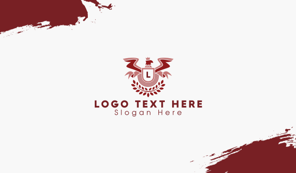 Red Eagle Emblem Business Card Design Image Preview