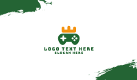 Green Controller Crown Business Card Image Preview