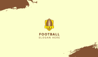 American Football Team Shield Business Card Image Preview