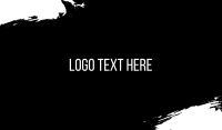 Bold Black & White Text Business Card Preview