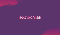 Purple Horror Font Business Card Image Preview