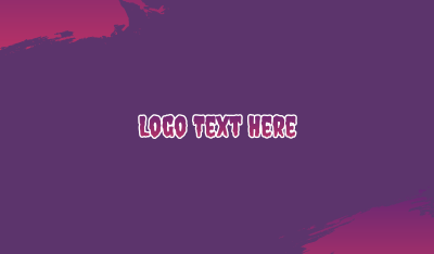 Purple Horror Font Business Card Image Preview