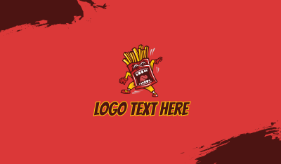 Tiki Mask Fries  Business Card Image Preview