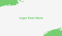 Modern Green Cool Wordmark Business Card Image Preview