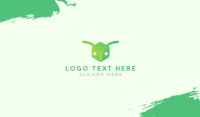 Green Gradient Ant Business Card Image Preview