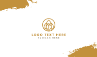 Luxurious Golden Emblem Business Card Image Preview